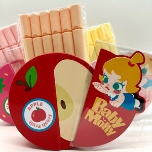 RED APPLE Baby Molly Fruity Aroma Series Magnetic Sealing Clip Storage Box Set